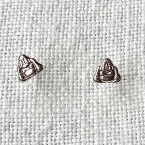 925 silver Buddha studs